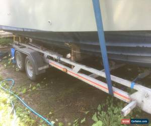 Classic 3.5 tonnes boat trailer with free flybridge cruiser project for Sale