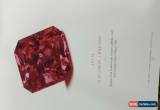 Classic Australian Argyle Red Diamond Signature Tender 2018  for Sale