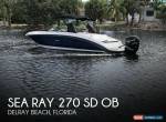2019 Sea Ray 270 SD OB for Sale