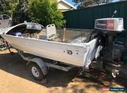 Aluminium Boat, Trailer, 35hp Johnson motor for Sale