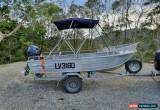 Classic Stessl 3.7 Aluminium Boat and Trailer - 30hp Yamaha Electric Start for Sale