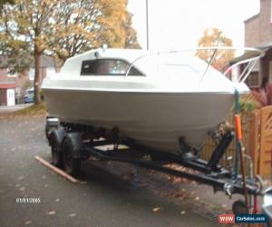 Classic boat project 21ft scorpion fast cruiser on a 3500kg trailer for Sale