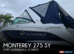 2016 Monterey 275 SY for Sale