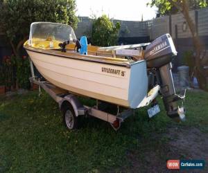 Classic STYLECRAFT  15 ft FISHING BOAT  with Yamaha outboard motor and Brooker trailer  for Sale