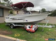 2009 QUINTREX 490 FREEDOM SPORT & 80 HP YAMAHA 4 STROKE 128 HRS for Sale