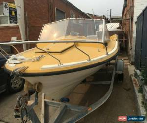 Classic STEBER DF500 FISHERMAN RUNABOUT HULL & ACCESSORIES Project. NO MOTOR OR TRAILER for Sale