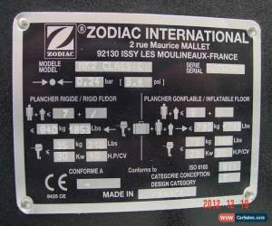 Classic 2005 Zodiac Mark 2 Classic for Sale