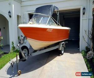 Classic Fishing boat 4.2 meter Fiberglass Deep V for Sale