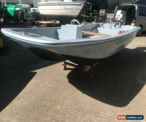 Classic Dell Quay Dory 13 with Suzuki 40 HP Electric Start and good Trailer for Sale