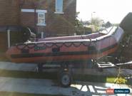 RIB Chinook 15ft rigid inflatable boat and trailer only - no outboard for Sale