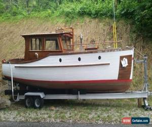 Classic 1915 Stephens Brothers Boat Builders Raised Deck Motor Cruiser for Sale