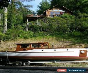 Classic 1915 Stephens Brothers Boat Builders Raised Deck Motor Cruiser for Sale