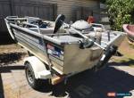 3.5M v nose punt Quintrex Explora and Trailer 2000 mod all rego ready for use. for Sale