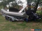 rib dive boat work boat engine and trailer  for Sale