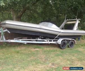 Classic rib dive boat work boat engine and trailer  for Sale