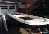 Classic 17ft open dory, fast fishing boat with hamilton jet drive project for Sale