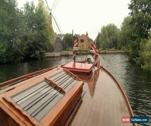 Classic Classic Wooden day launch - Burmese Teak 19ft cruiser Vintage boat - one off for Sale