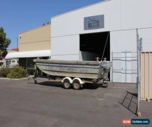 Classic 5.98m Aluminium Work Boat & Trailer for Sale